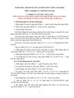 Tài liệu chuẩn luyện thi công chức năm 2014