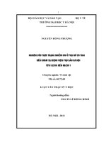 Nghiên cứu thực trạng nhiễm HIV ở phụ nữ có thai đến khám tại bệnh viện phụ sản Hà Nội từ 1-2010 đến 6-2011