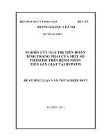 xác định giá trị tiên đoán tình trạng thai của chỉ số não rốn trong siêu âm doppler thai và monitori