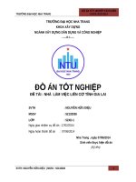 Đồ án tốt nghiệp kỹ sư xây dựng nhà làm việc liên cơ tỉnh gia lai