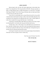 xây dựng chiến lược cho công ty cổ phần tm&tv tân cơ- chi nhánh nha trang