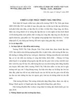 Chiến lược phát triển nhà trường THCS Thị Trấn