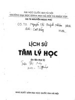 Giáo trình lịch sử tâm lý học