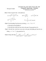 Bài tập tích phân ôn thi đại học