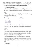 bài tập đường thẳng và mặt phẳng trong không gian