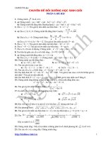 chuyên đề bồi dưỡng học sinh giỏi HSG toán trung học cơ sở