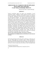 ĐỊNH DANH các VI KHUẨN CHUYỂN hóa đạm BẰNG PHÉP THỬ SINH hóa và kỹ THUẬT SINH học PHÂN tử