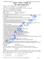 bài tập trắc nghiệm phần điện xoay chiều