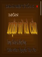 Bài 1 Cấu tạo của tiếng