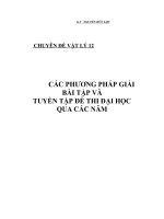 Các phương pháp giải bài tập Vật Lý và tuyển tập đề thi ĐH qua các năm