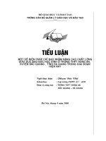 Một số biện pháp chỉ đạo nhằm nâng cao chất lượng giáo dục đạo đức học sinh ở trường THPT Hùng An
