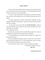 quy hoạch sử dụng đất giai đoạn 2011- 2020 xã thanh đồng - huyện thanh chương – tỉnh nghệ an