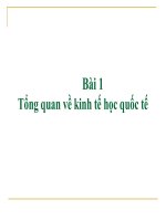 Tổng quan về kinh tế học quốc tế