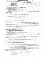 tuyển tập đề thi thử đại học môn toán có lời giải chi tiết