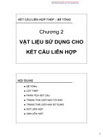 Chương 2 VẬT LIỆU SỬ DỤNG CHO KẾT CẤU LIÊN HỢP