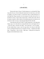 BÁO cáo THỰC tập TỔNG hợp tại công ty cổ phần thương mại và xuất nhập khẩu thăng long