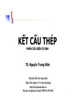 Slide Kết cấu thép  T.S Nguyễn Trung Kiên
