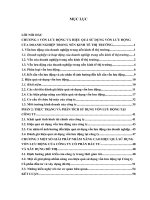 luận văn tốt nghiệp một số giải pháp nâng cao hiệu quả sử dụng vốn lưu động tại công ty cổ phần đầu tư và xây dựng đô thị