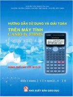 Sách dạy giải toán trên máy tính cầm tay 570MS và 570ES