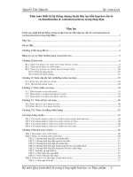 tính toán thiết kế hệ thống chưng luyện liên tục hỗn hợp hai cấu tử cacbondisunfua & cacbontetraclor
