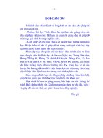 ĐỀ TÀI: Xây dựng quy hoạch phát triển giáo dục tiểu học và trung học cơ sở huyện Đô Lương tỉnh Nghệ An đến năm 2020