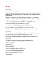 MỘT SỐ ĐỀ THI ĐỂ LUYỆN TẬP CHO KÌ THI THPT QUỐC GIA