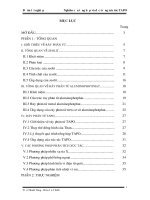 nghiên cứu tổng hợp và đặc trưng xúc tác tapo