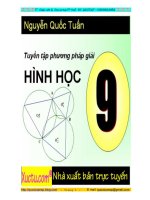 tuyển tập phương pháp giải hình học lớp 9