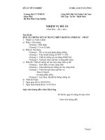 Đồ án tốt nghiệp nghiên cứu thiết bị bảo vệ chống sét sử dụng thiết bị hãng indelec