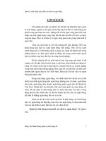 Quản lý chất lượng trong lĩnh vực dịch vụ ngân hàng