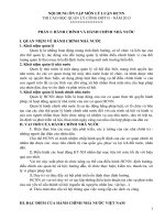 tài liệu ôn tập môn lý luận hành chính nhà nước thi cao học quản lý công