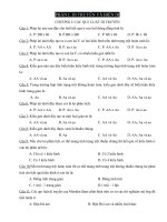 bộ câu hỏi trắc nghiệm khách quan sinh học lớp 9 kiểm tra năng lực học sinh