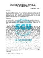 PHÂN TÍCH CÁC CHỈ TIÊU TÍNH THUẾ NHẰM PHÁT HIỆN  GIAN LẬN THUẾ, TRỐN THUẾ TRONG KHAI BÁO THUẾ  THU NHẬP DOANH NGHIỆP