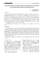 GIẢI PHÁP NÂNG CAO KHẢ NĂNG CẠNH TRANH CHO CÔNG TY CỔ PHẦN NƯỚC KHOÁNG KHÁNH HOÀ