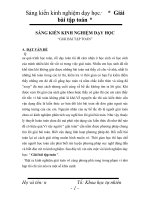 SÁNG KIẾN KINH NGHIỆM dạy học “GIẢI bài tập TOÁN”