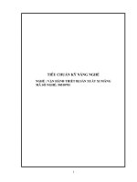 tiêu chuẩn kỹ năng nghề vận hành thiết bị sản xuất xi măng