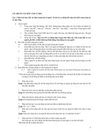 trọn bộ câu trả lời môn tâm lý học