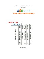 Assignment BUS205 PB08302 (siêu thị mini probe mart)  Quản trị dự án  Fpoly