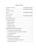 integrating pronunciation elements into listening lessons for first-year students in backan community college = kết hợp các yếu tố phát âm trong giờ học nghe cho sinh viên năm thứ nhất trường cao đẳng cộng đồng bắc kạn tt