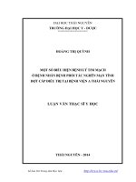 một số biểu hiện bệnh lý tim mạch ở bệnh nhân bệnh phổi tắc nghẽn mạn tính đợt cấp điều trị tại bệnh viện a thái nguyên