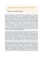 mô hình groupon và giải pháp ứng dụng