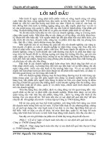 Chuyên đề tốt nghiệp kế toán tiêu thụ và xác định kết quả tiêu thụ tại công ty TNHH Quang Điện