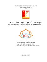 báo cáo thực tập – công ty cổ phần du lịch kim liên
