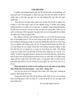 Hiệu quả kinh tế xã hội và môi trường của tái chế nhựa ở làng minh  khai thuộc thị trấn như quỳnh – văn tâm – hưng yên