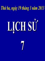 TÂY SƠN LẬT ĐỔ HỌ TRỊNH