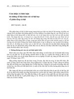 cảm nhận và bình luận từ những số liệu khảo sát xã hội hoc vầ phân tầng xã hội