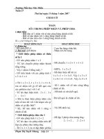 tuần 27,28,29 lớp 2