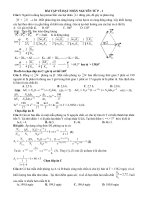 BT về hạt nhân nguyên tử P - 1