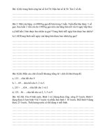 bài tập toán 4 (tự sáng tác)