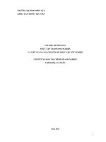 tài liệu hướng dẫn thực tập tại doanh nghiệp, và viết luận văn, chuyên đề thực tập tốt nghiệp chuyên nghành tài chính doanh nghiệp tại trường đại học điện lực